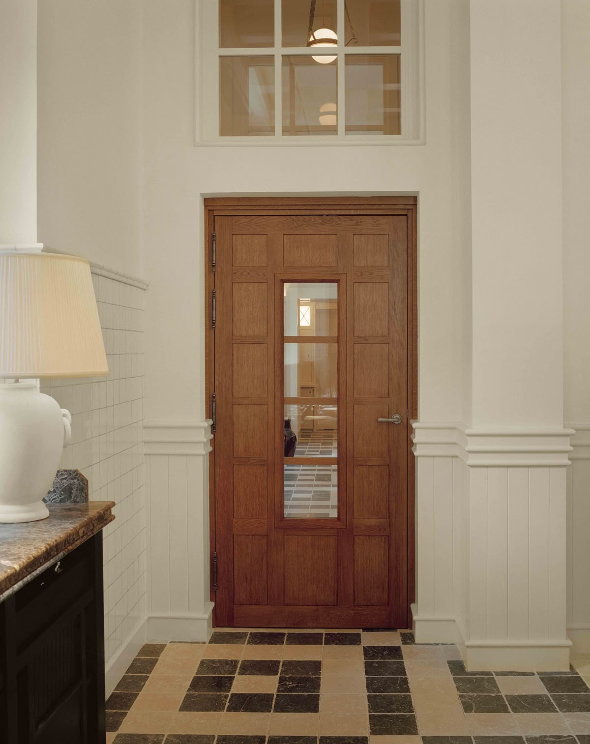 The entrance