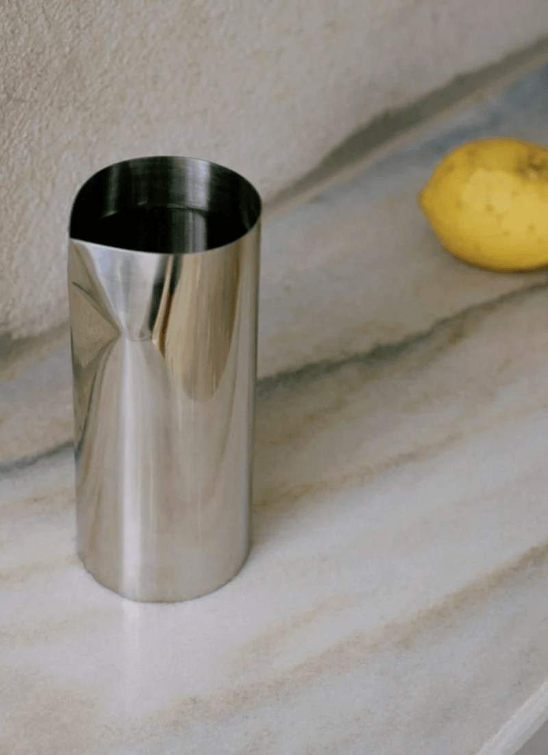 New Works Pleat Carafe – Stainless Steel