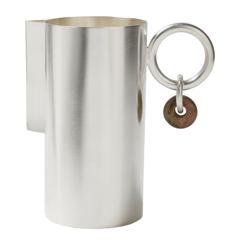 Natalia Criado Embellished silver-plated pitcher karaf