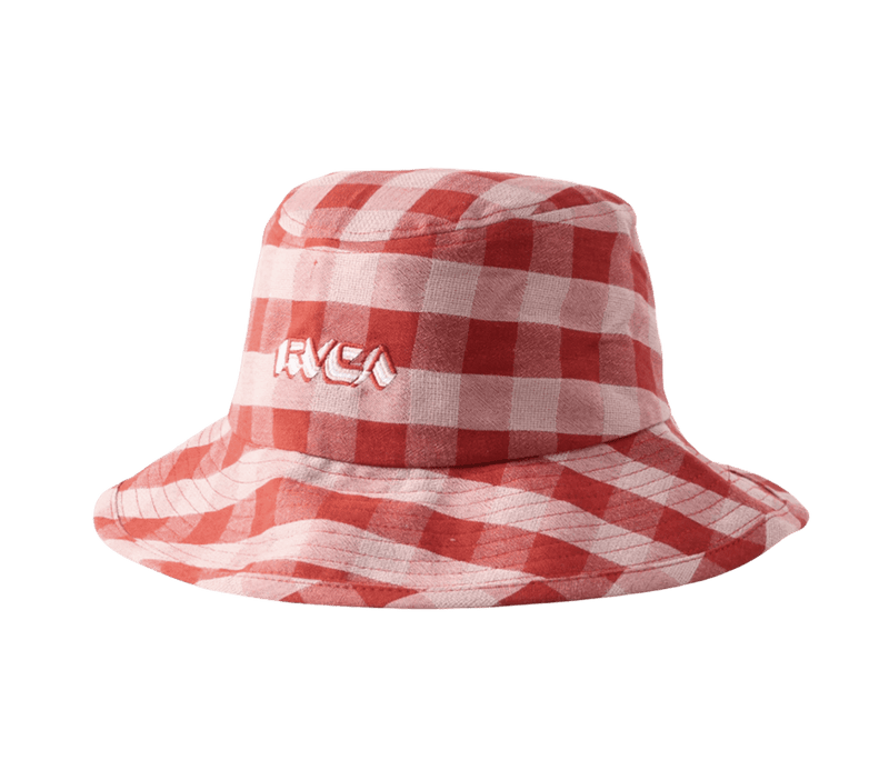 Hoed - Zalando - Rood - Ruit