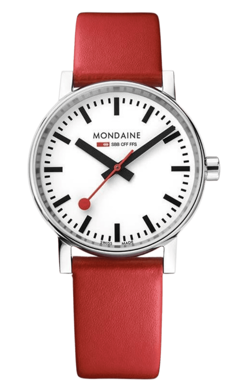Horloge - Rood - Mondaine - €329