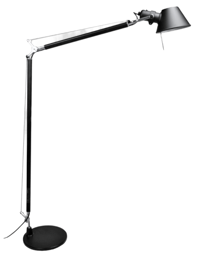 Artemide Tolomeo Reading vloerlamp E27 - Black - By The Mood