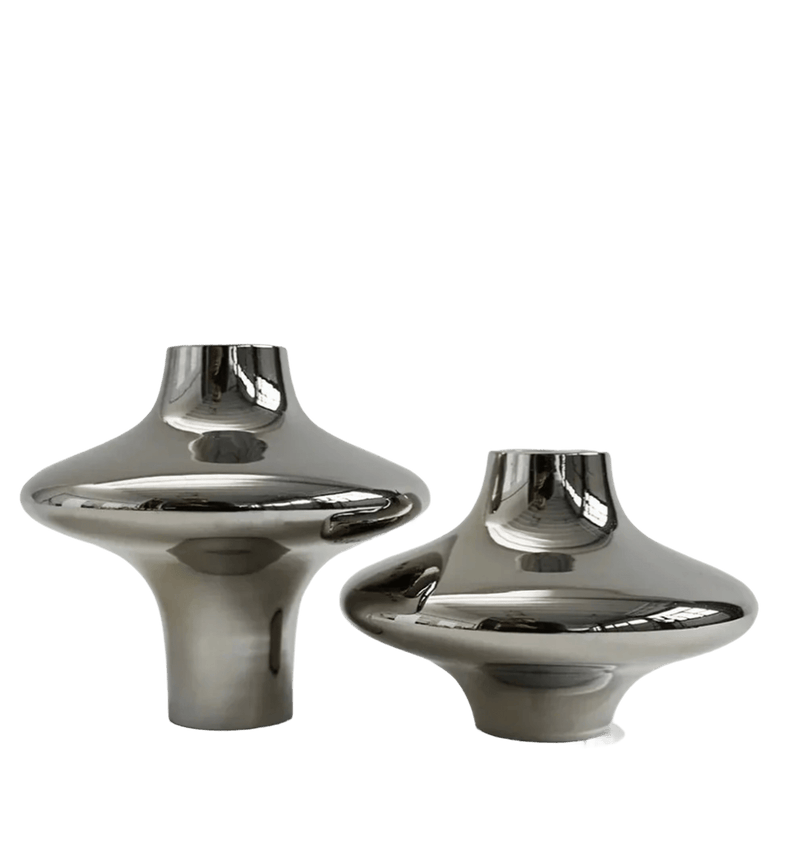 kandelaar kaars Doublet Candleholder - Small - Silver Trade price:109 €