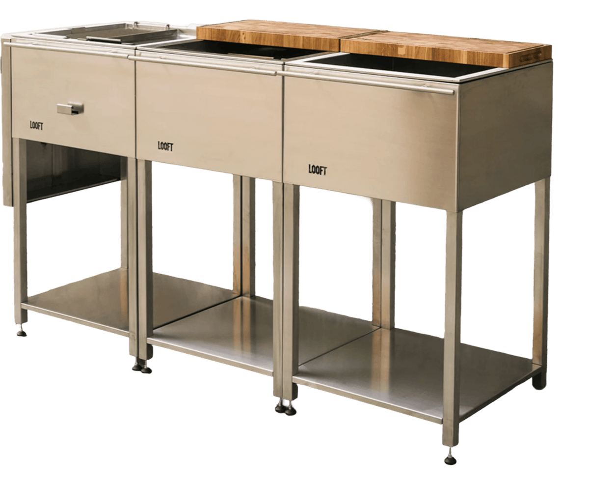 Vincent Looft for Looft  System A Outdoor Kitchen with Charcoal Grill €3,797