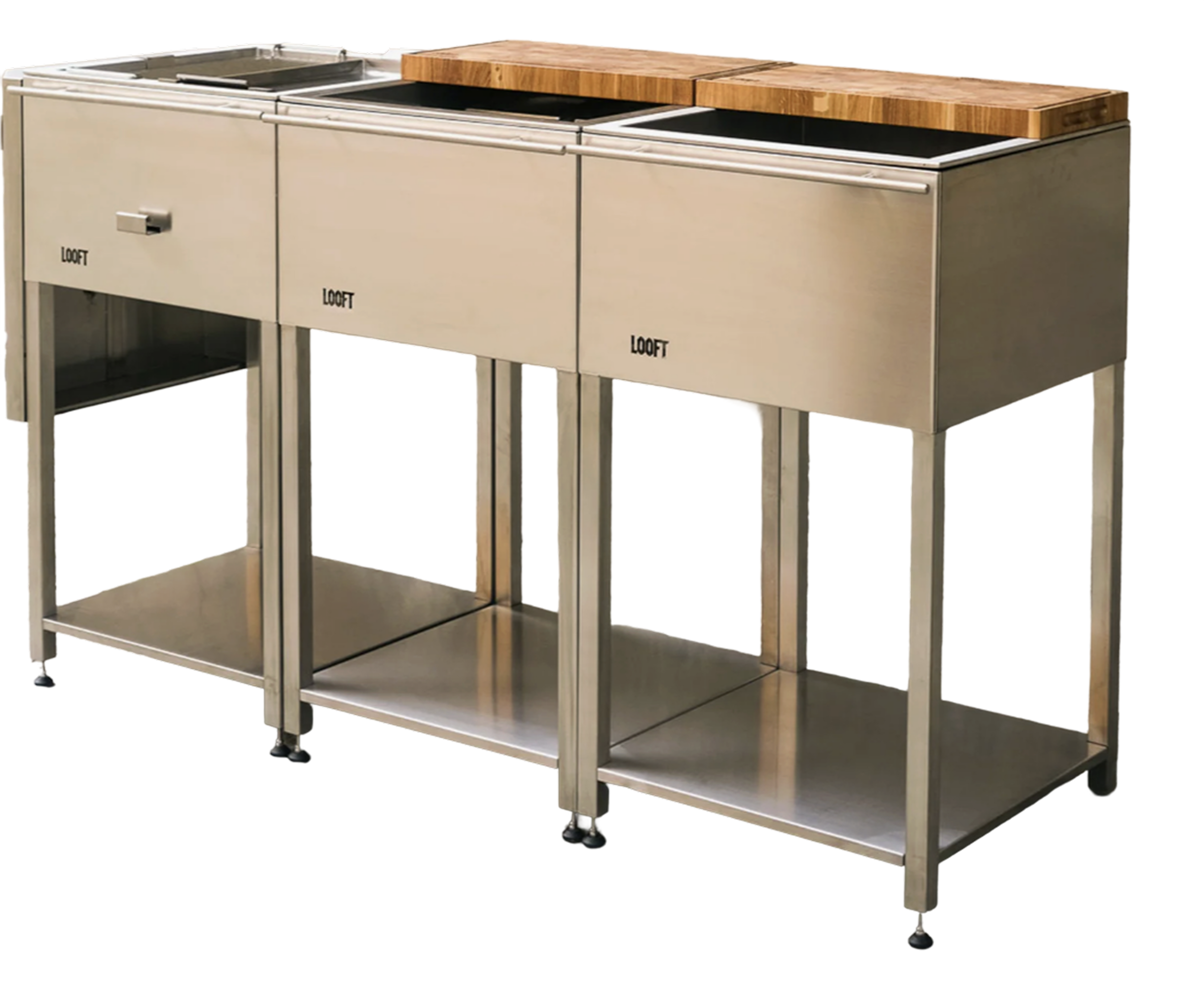Vincent Looft for Looft  System A Outdoor Kitchen with Charcoal Grill €3,797