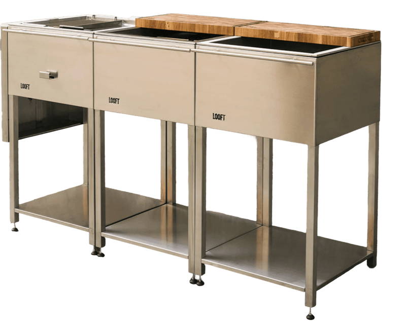 Vincent Looft for Looft  System A Outdoor Kitchen with Charcoal Grill €3,797