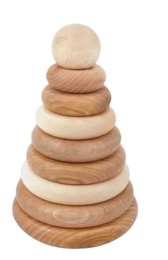 houten speelgoed stapeltoren - By The Mood