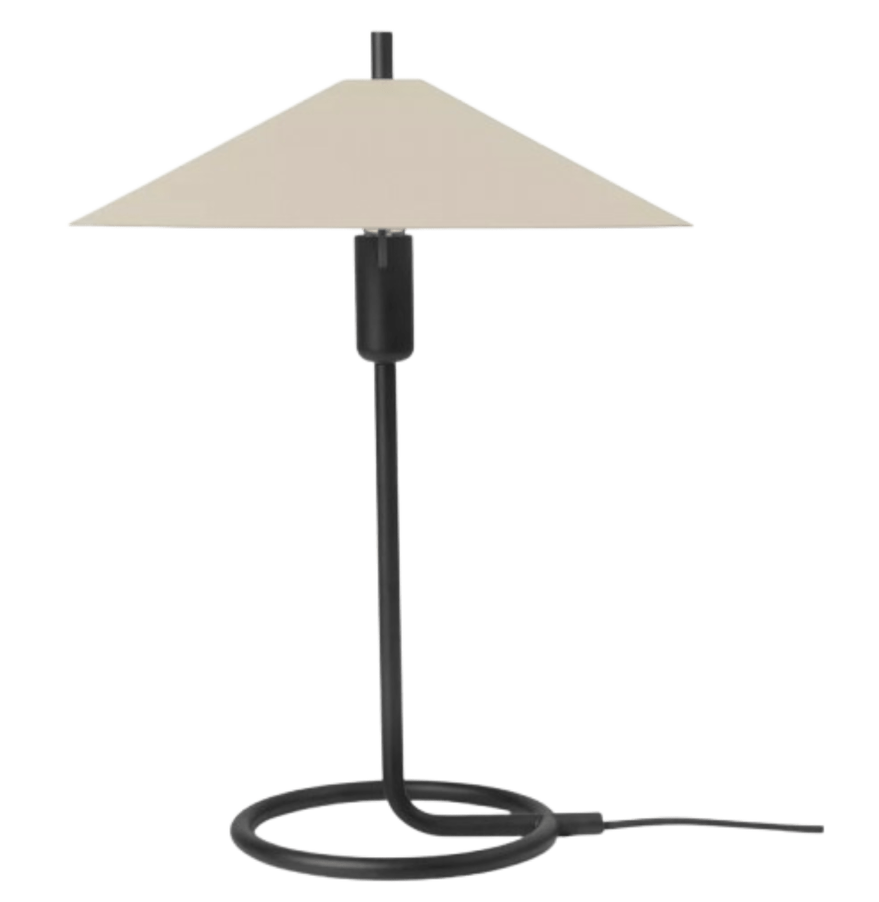 Ferm Living - Filo - tafellamp - square black/cashmere - By The Mood